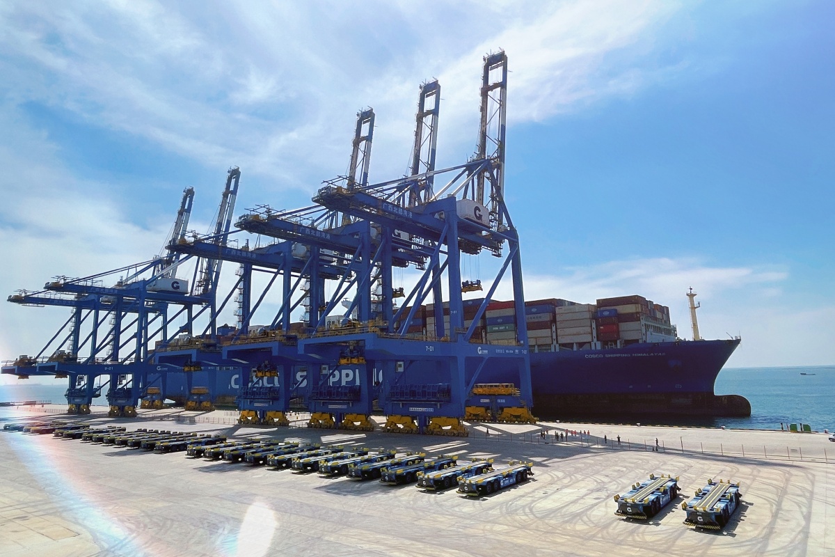 北部湾港：公司在下属的自动化集装箱码头应用了自动驾驶技术