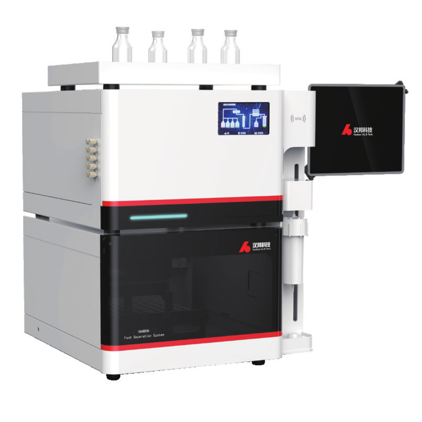 汉邦科技：公司正在自主研发色谱填料/层析介质，从设备领域向耗材领域拓展