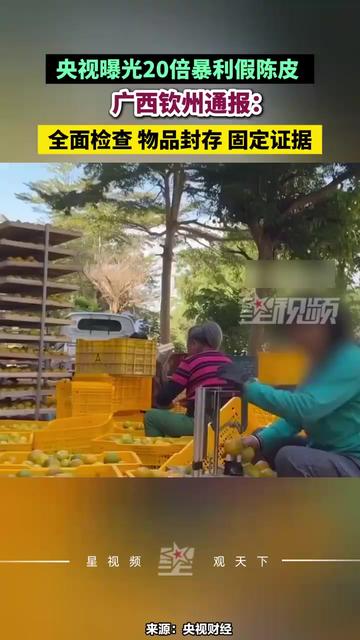 揭秘暴利假陈皮两关联公司