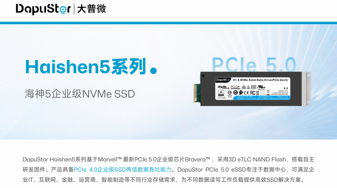 大普微创业板IPO过会 企业级SSD累计出货量达4900PB以上